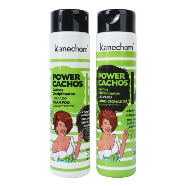 Kit Power Cachos Shampoo +Condicionador - Kanechom
