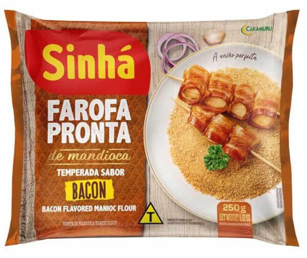 FAROFA PRONTA BACON SINHÁ  250G