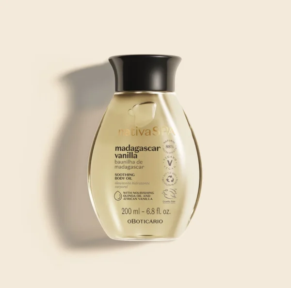 O Boticario Nativa Spa Madagascar Baunilha Oleo Hidratante Corporal 200ml