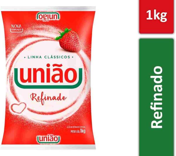Açucar Refinado UNIÃO 1kg
