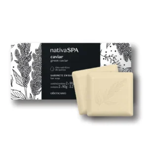 O Boticário SABONETE EM BARRA NATIVA SPA CAVIAR, 2X90G