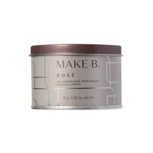O Boticário Make B Rosé Pó Iluminador Perfumado 12g