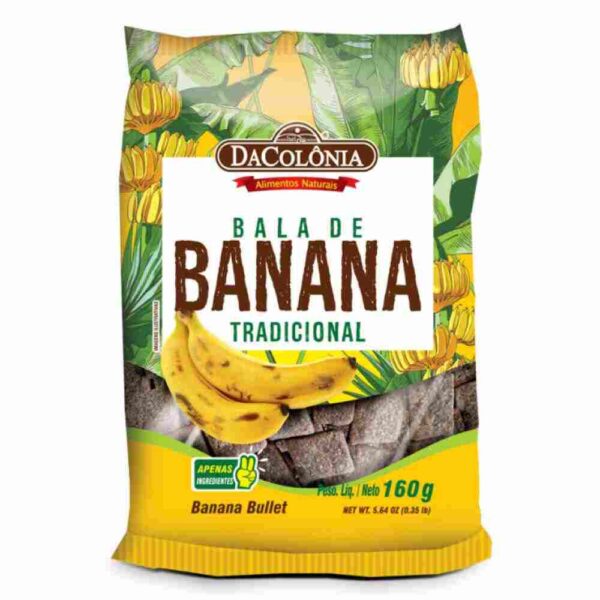 Bala de Banana Da Colonia 160g