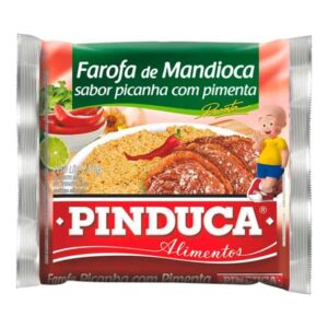 FAROFA DE MANDIOCA SABOR PICANHA COM PIMENTA PINDUCA 250G