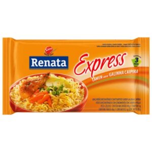 MACARRÃO INSTANTÂNEO SABOR GALINHA CAIPIRA  RENATA 85g