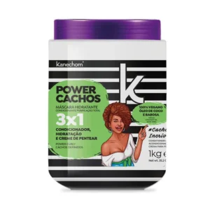 Máscara 3 em 1 Power Cachos 1kg - Kanechom