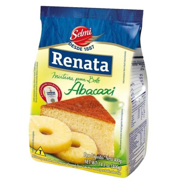 MISTURA PARA BOLO ABACAXI RENATA PACOTE 400G