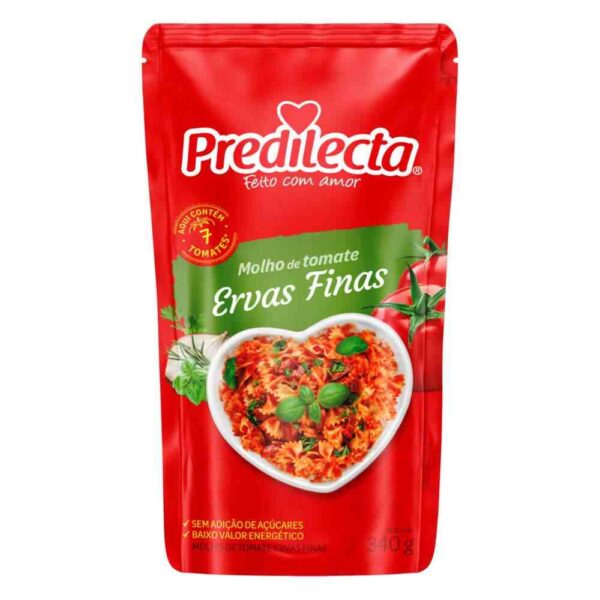MOLHO TOMATE ERVAS FINAS PREDILECTA 300G