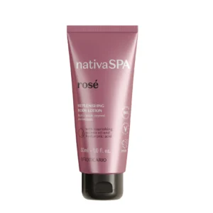 O Boticário MINI LOÇÃO REVITALIZANTE CORPORAL NATIVA SPA ROSÉ, 30ML